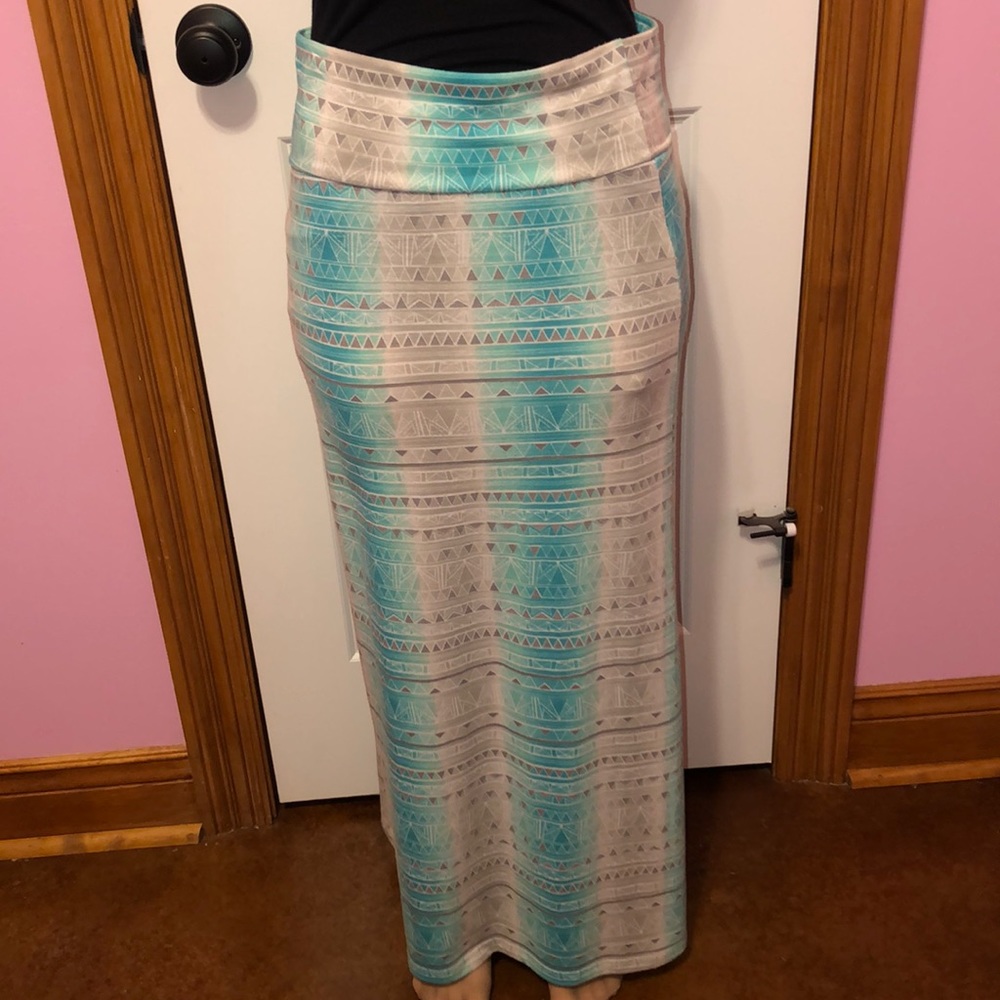 A maxi skirt